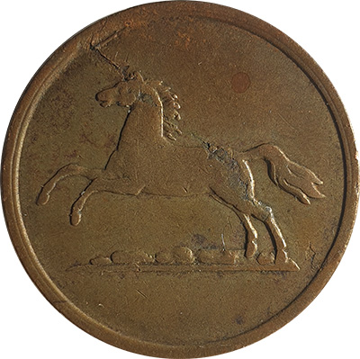 Duchy-Of-Brunswick-2-Pfennig-1852---Odd-Colour-And-Weight/Diam-Slightly-Off